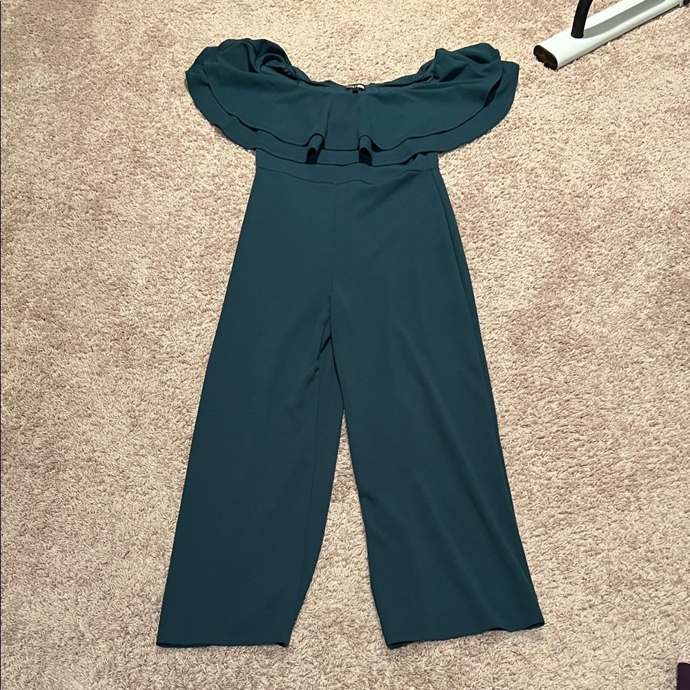 Elegant Teal Jumpsuit